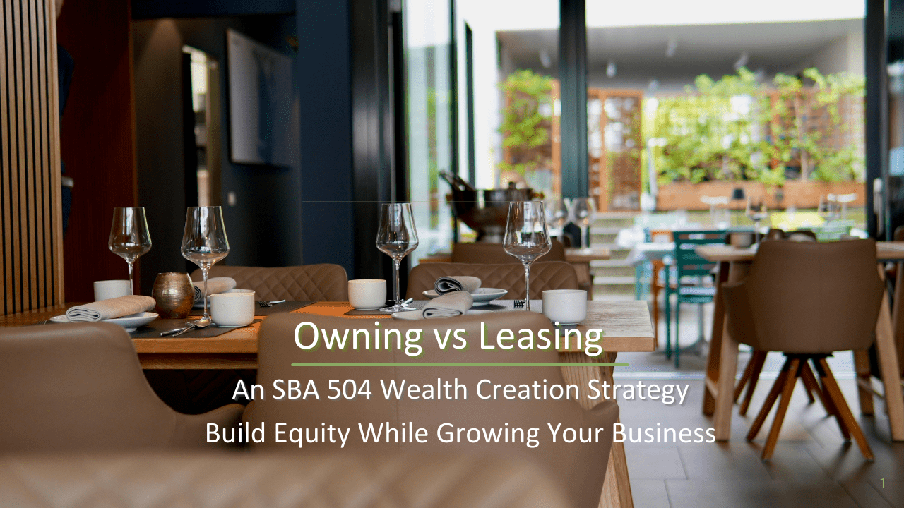 SBA Loans for Restaurants