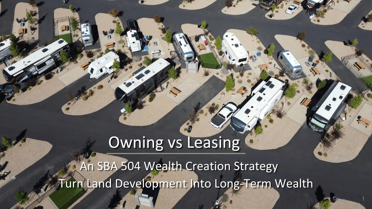 sba loan for rv parks