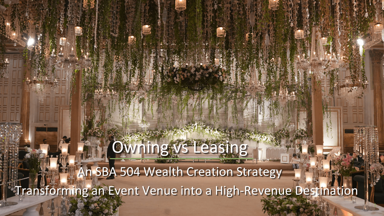 sba loan for wedding venue | sba 504 loans for event venues